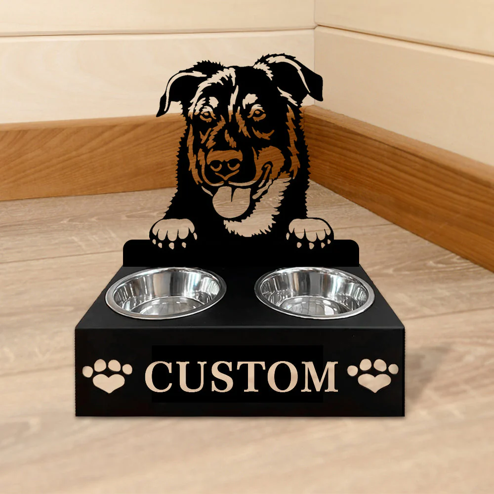Nom Personnalisé pour Chien Beauceron Porte-Gamelle pour Animaux - Image 6