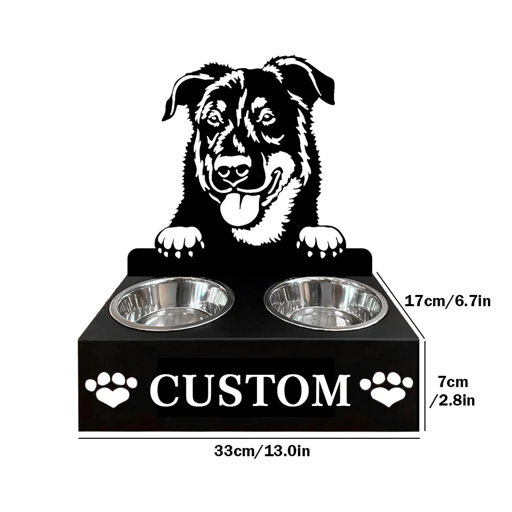 Nom Personnalisé pour Chien Beauceron Porte-Gamelle pour Animaux - Image 7