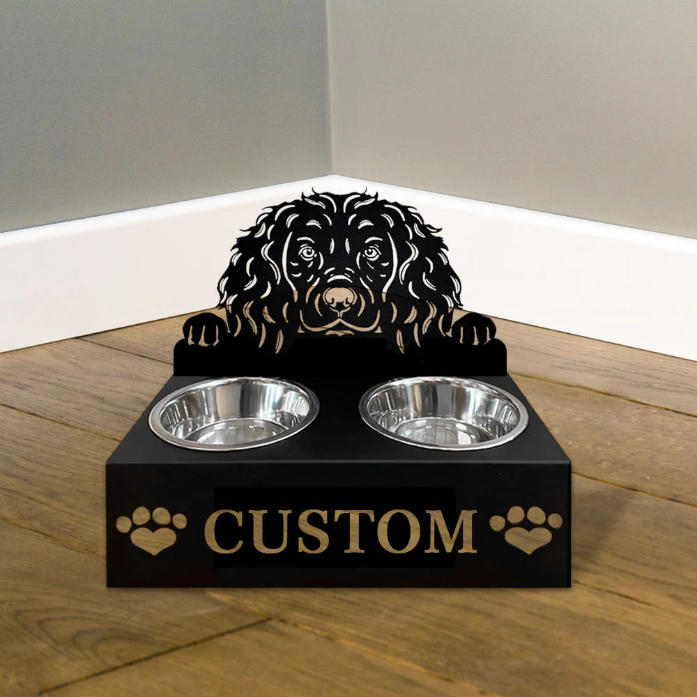 Nom Personnalisé pour Chien Boykin Spaniel Porte-Gamelle pour Animaux - Image 4