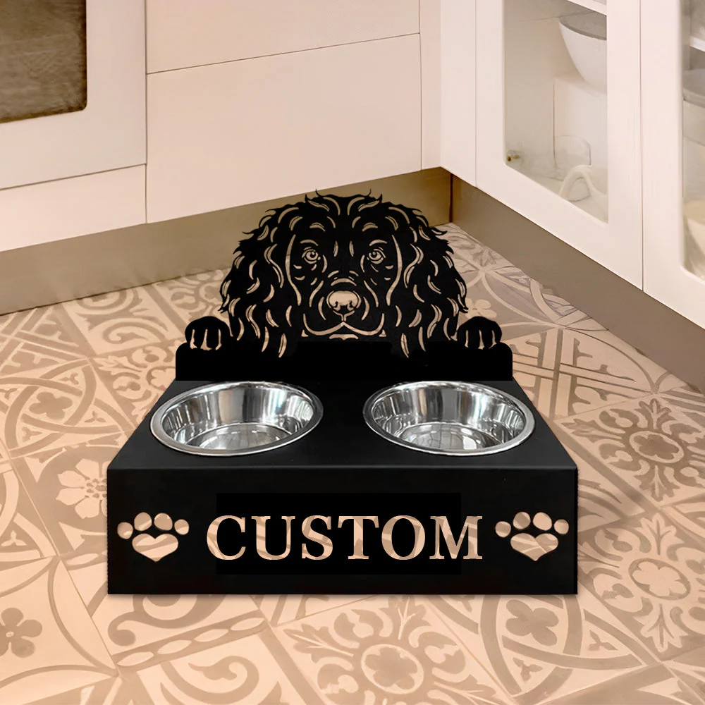 Nom Personnalisé pour Chien Boykin Spaniel Porte-Gamelle pour Animaux - Image 6