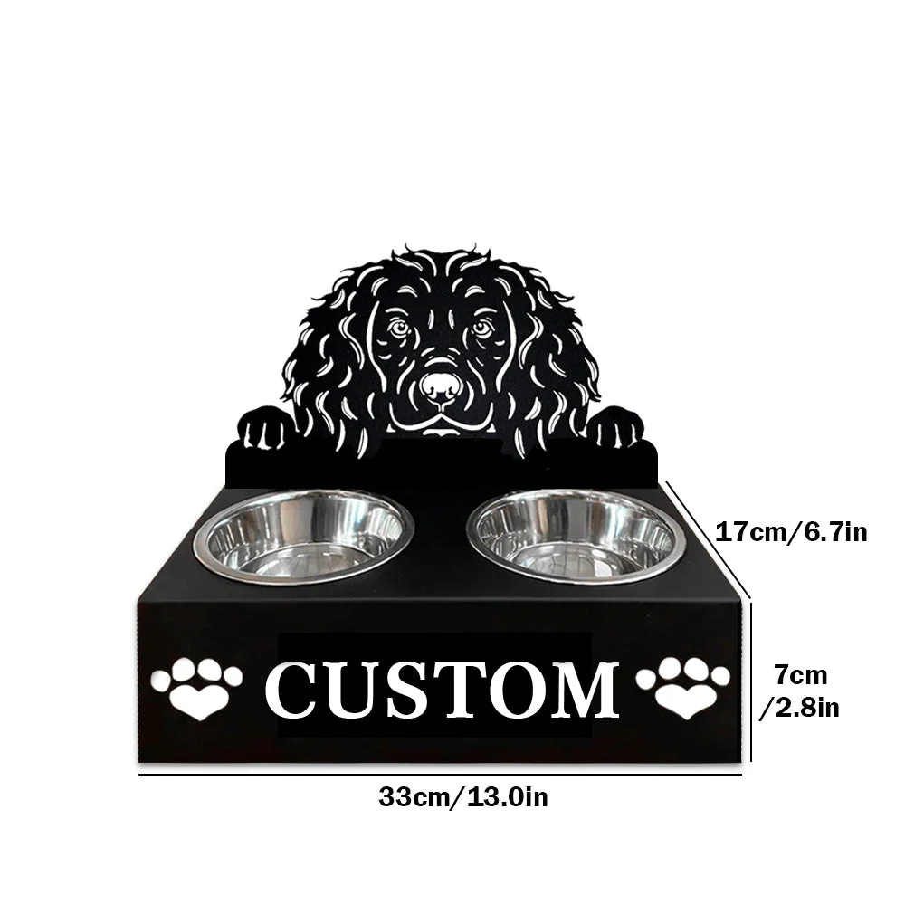 Nom Personnalisé pour Chien Boykin Spaniel Porte-Gamelle pour Animaux - Image 7