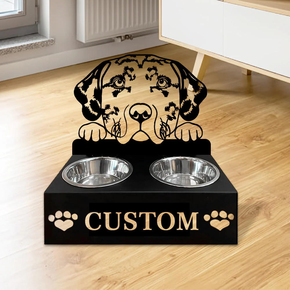 Nom Personnalisé pour Chien Catahoula Porte-Gamelle pour Animaux - Image 2