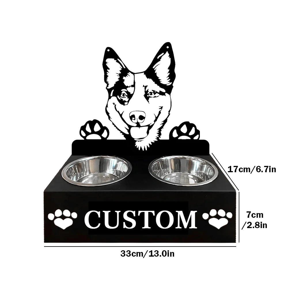 Nom Personnalisé pour Chien de Bouvier Porte-Gamelle pour Animaux - Image 7