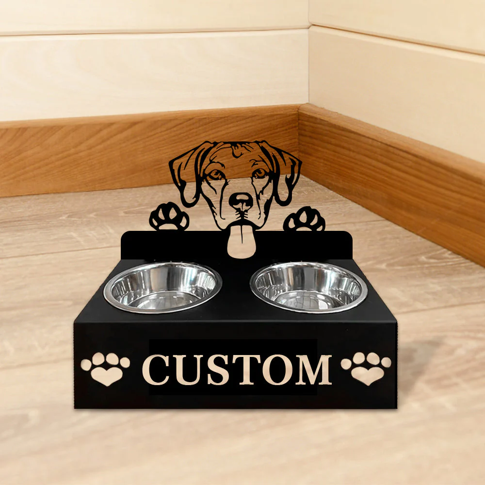 Nom Personnalisé pour Chien Rhodesian Ridgeback Porte-Gamelle pour Animaux - Image 5