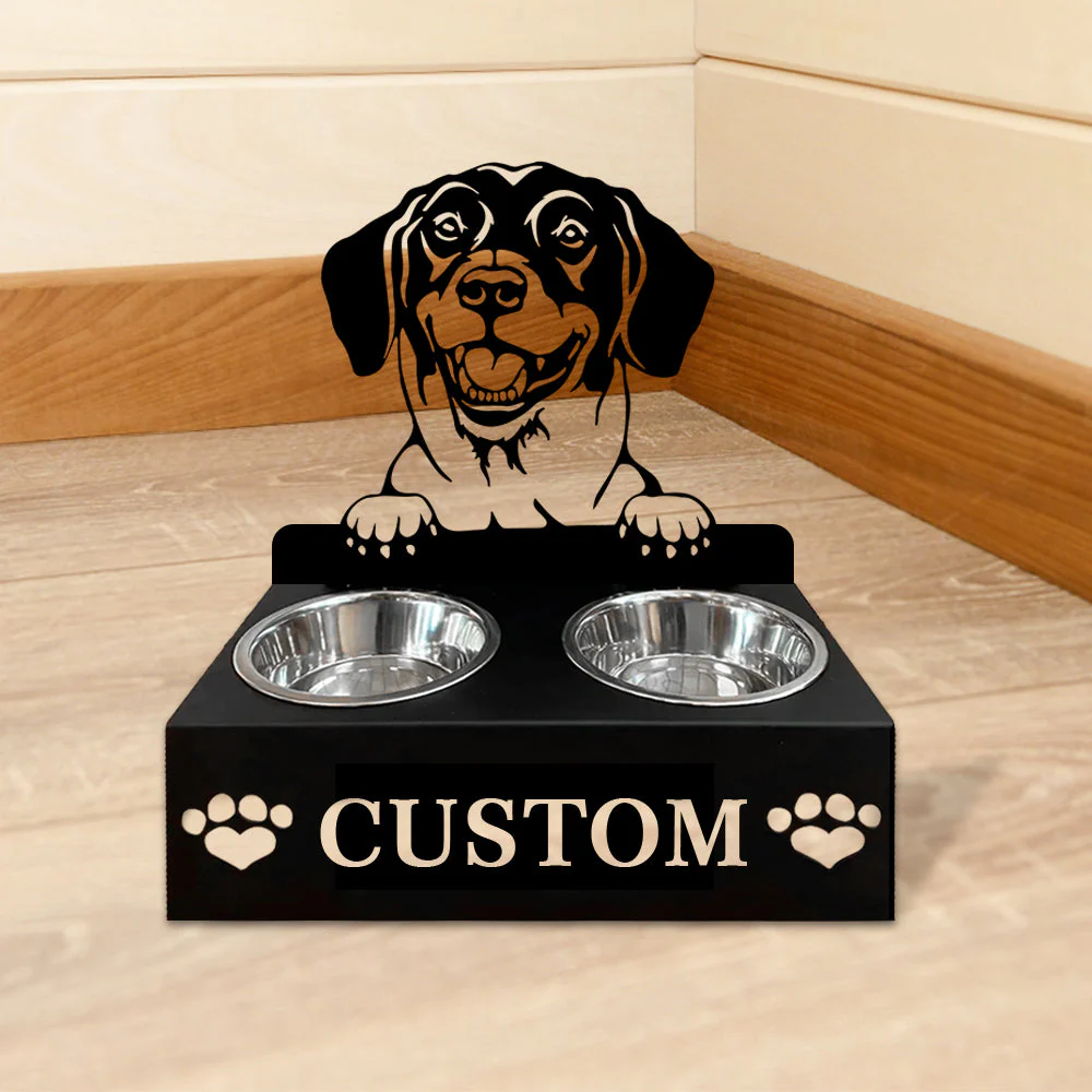 Nom Personnalisé pour Dachsbracke Danois Porte-Gamelle pour Animaux - Image 4