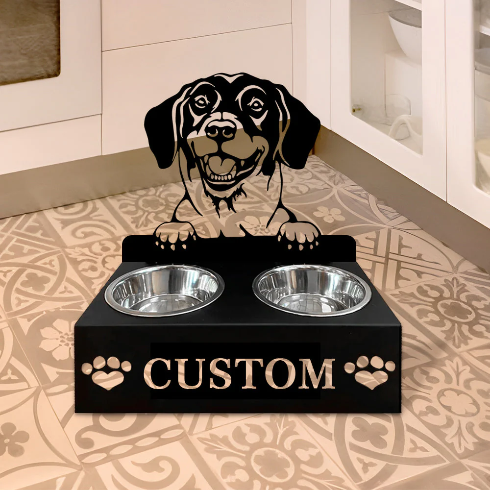Nom Personnalisé pour Dachsbracke Danois Porte-Gamelle pour Animaux - Image 5