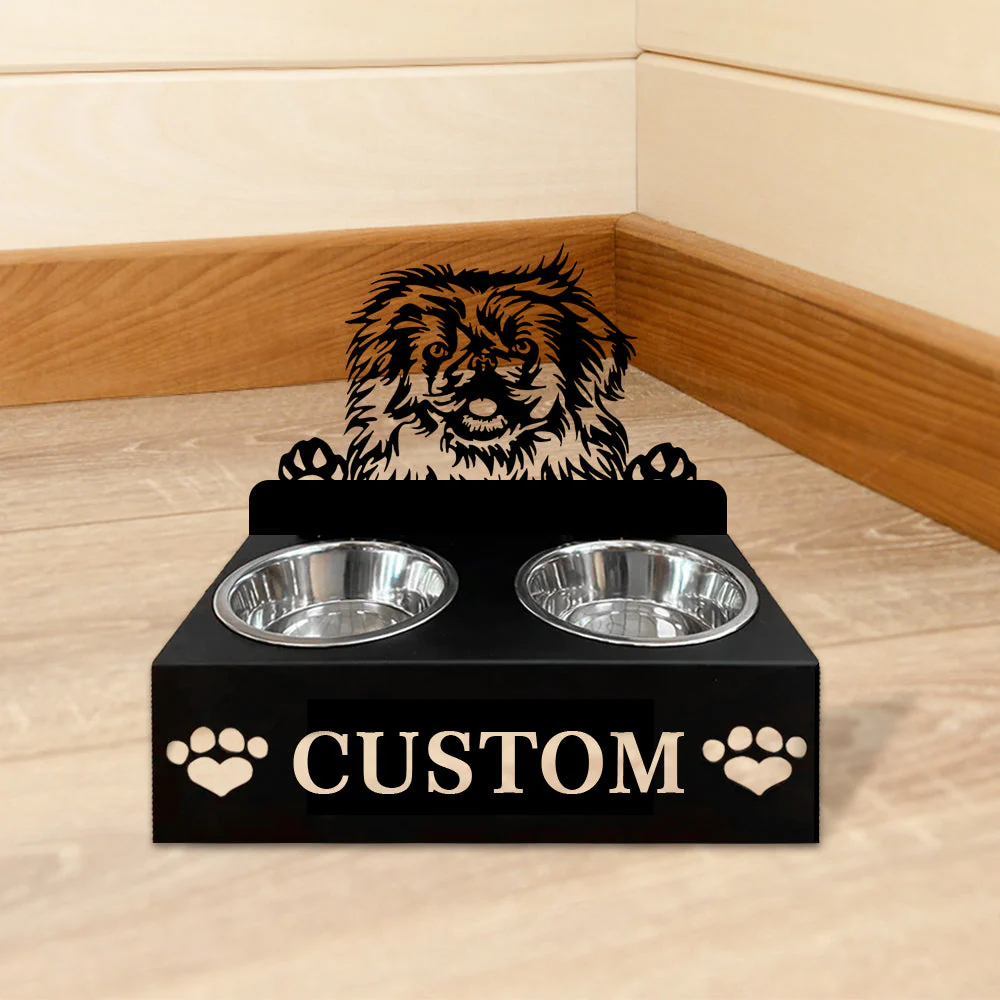 Nom Personnalisé pour Épagneul Pekingois Porte-Gamelle pour Animaux - Image 5