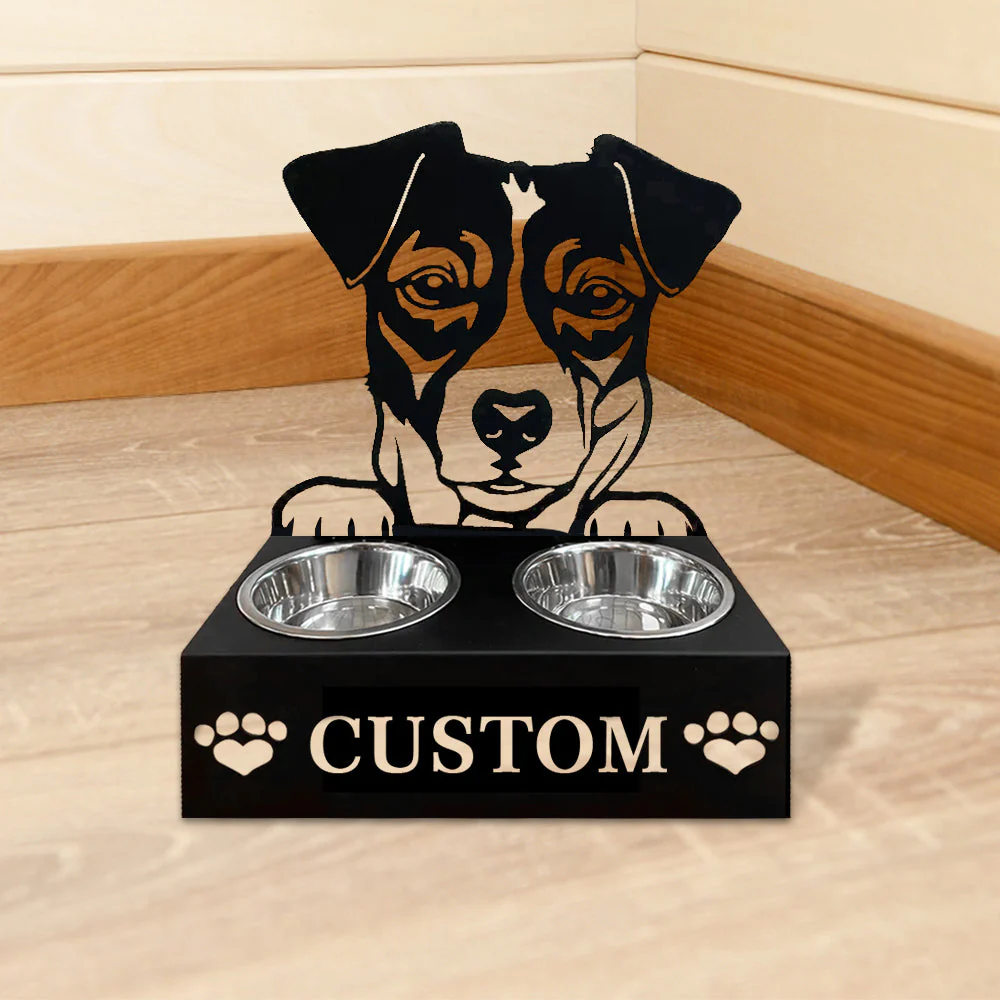 Nom Personnalisé pour Jack Russell Porte-Gamelle pour Animaux - Image 6