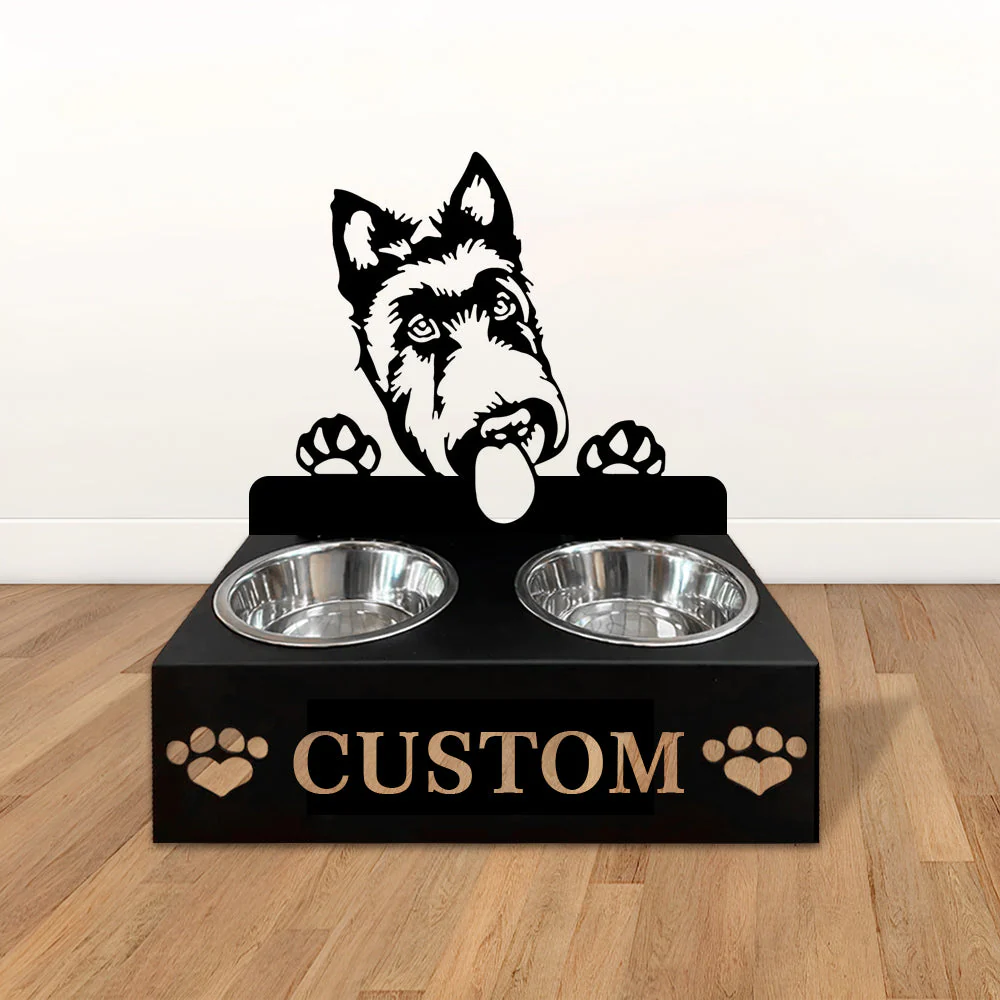 Nom Personnalisé pour Scottish Terrier Porte-Gamelle pour Animaux - Image 2