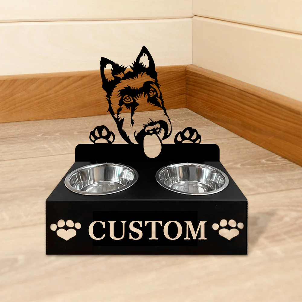 Nom Personnalisé pour Scottish Terrier Porte-Gamelle pour Animaux - Image 5