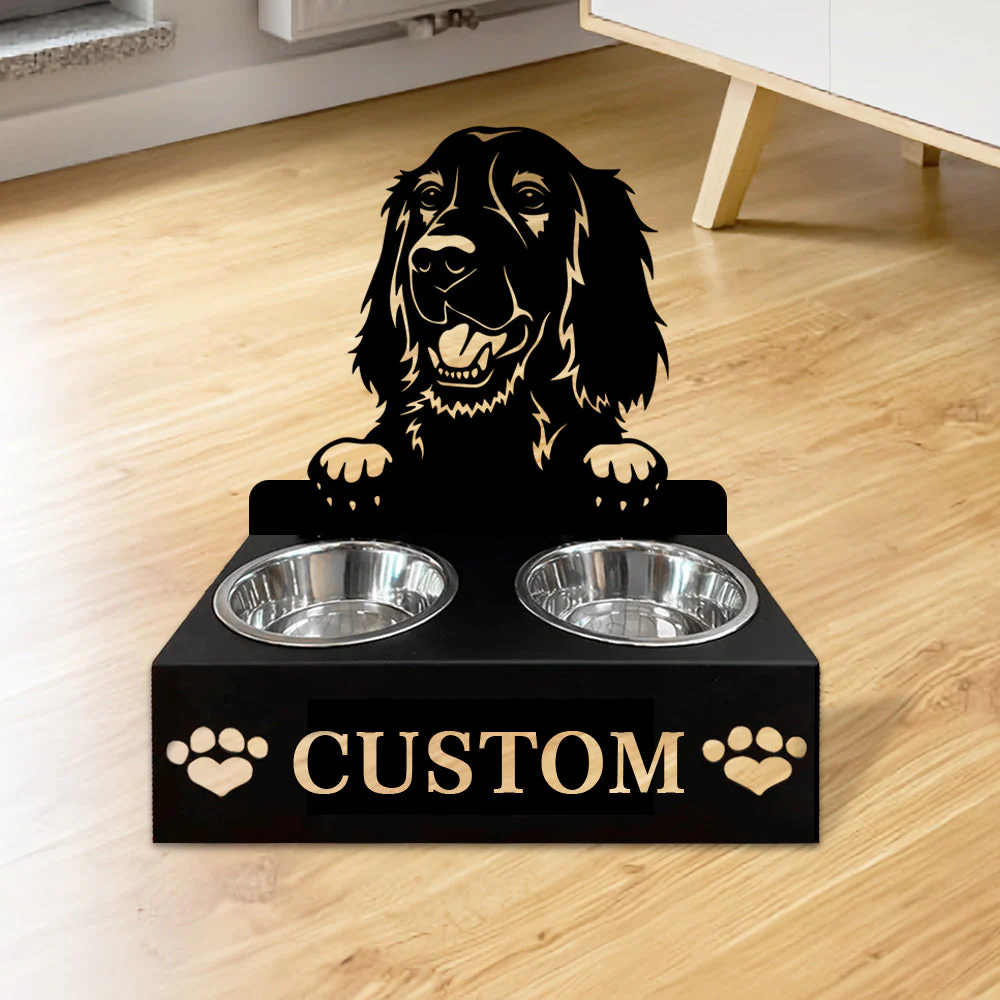 Nom Personnalisé pour Setter Irlandais Porte-Gamelle pour Animaux - Image 2