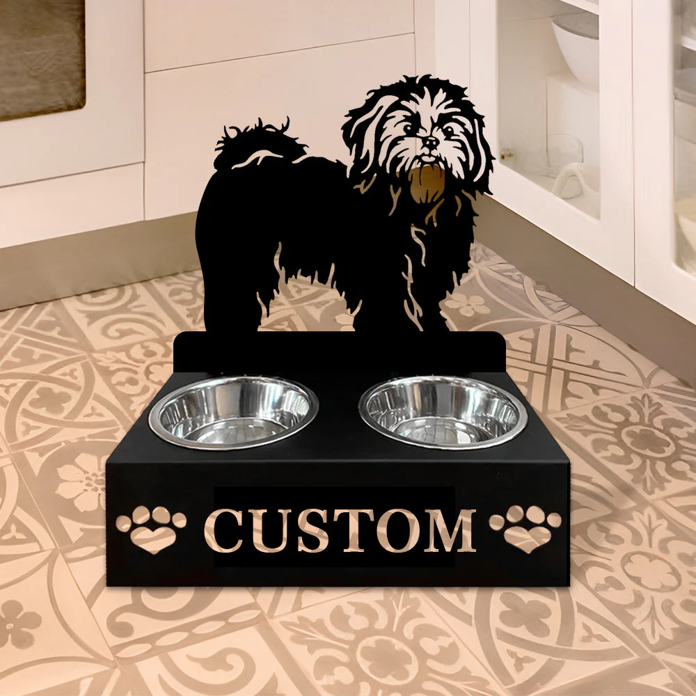 Nom Personnalisé pour Shih Tzu Porte-Gamelle pour Animaux - Image 6