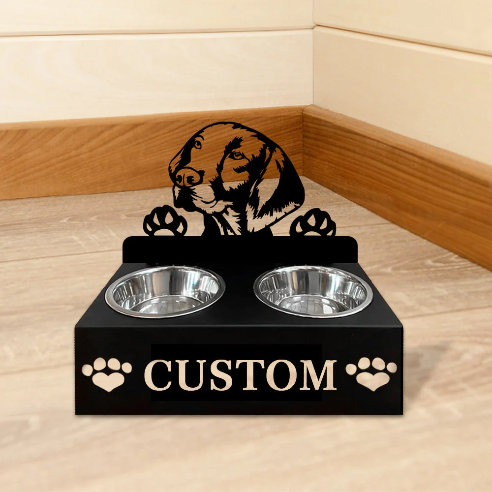 Nom Personnalisé pour Vizsla Hongrois Porte-Gamelle pour Animaux - Image 5
