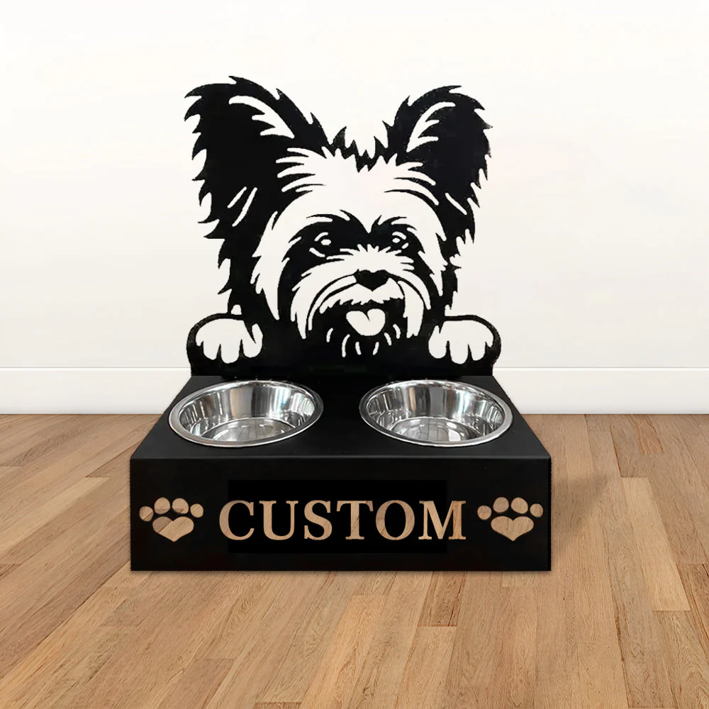 Nom Personnalisé pour Yorkshire Terrier Porte-Gamelle pour Animaux - Image 4