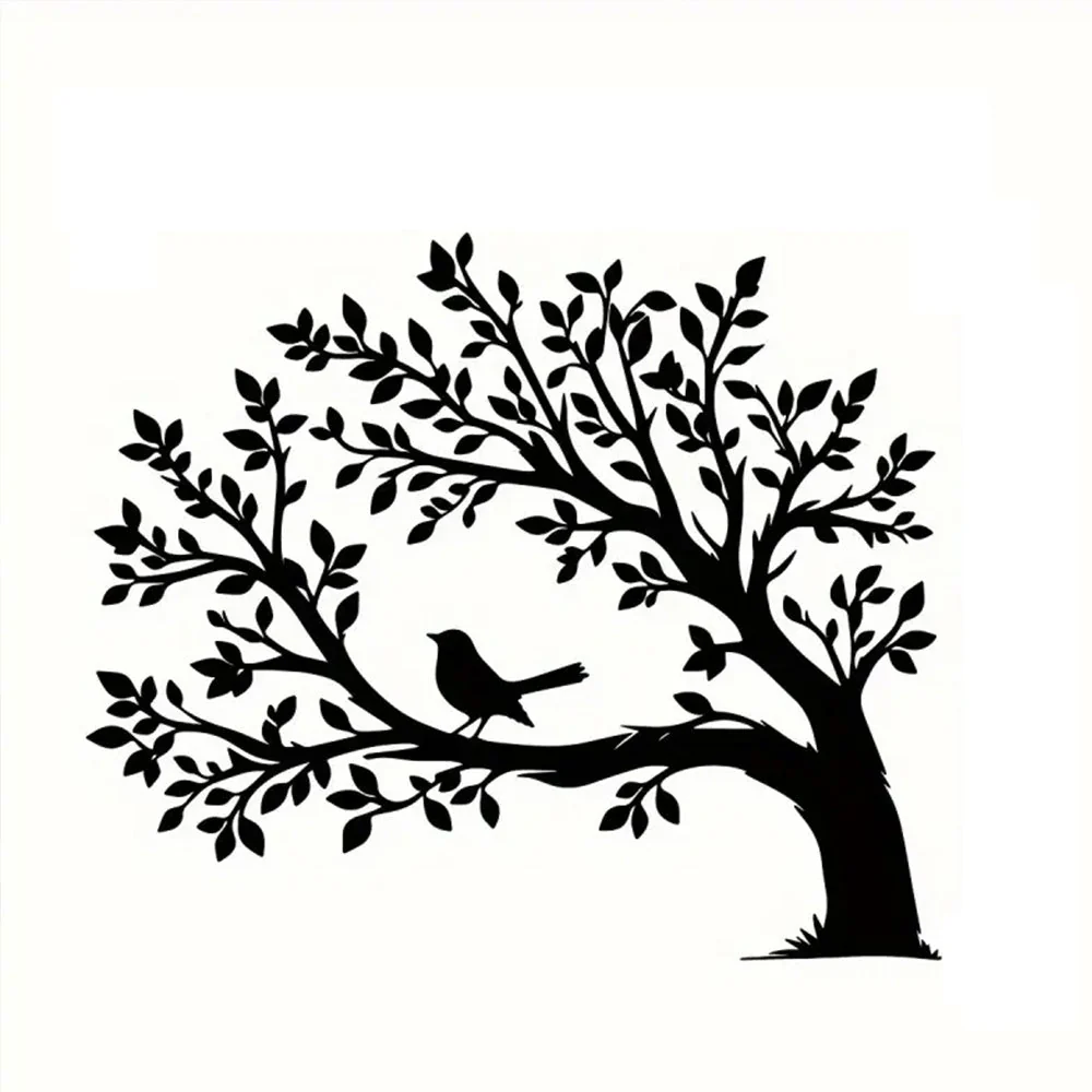 Oiseau et Arbre de la Vie Métal Décoratif Mural - Image 10