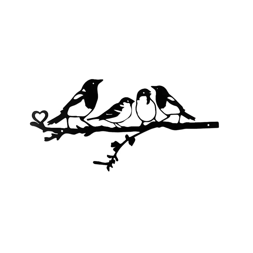 Oiseau et Branche Moderne Art Décoratif Suspendu Mur - Image 6