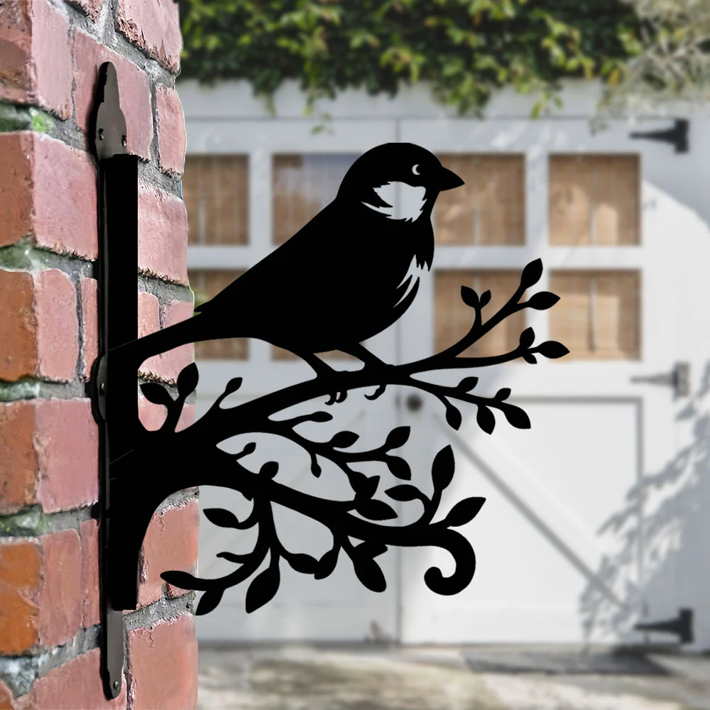 Oiseau Support de Plantes à Suspendre Métallique - Image 3