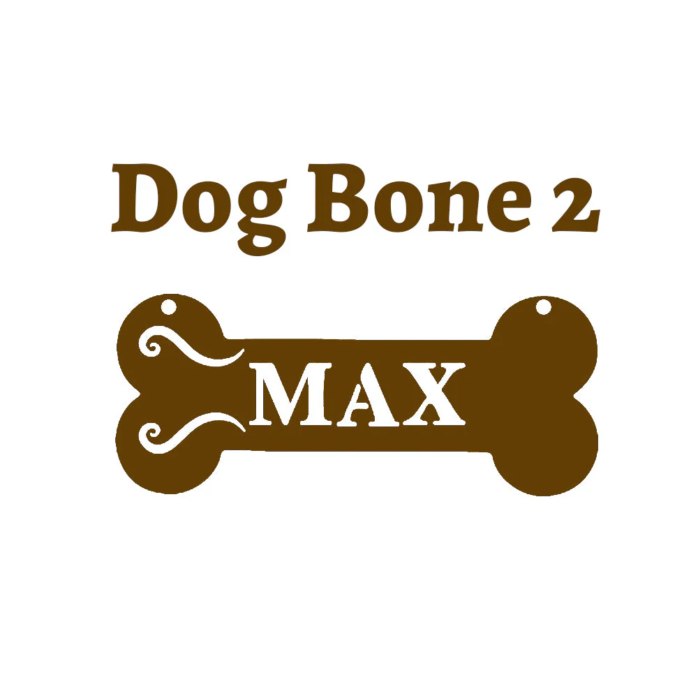 Os à Chien avec Prénom Plaque en Métal - Image 14