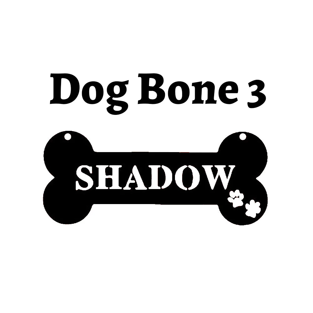 Os à Chien avec Prénom Plaque en Métal - Image 17