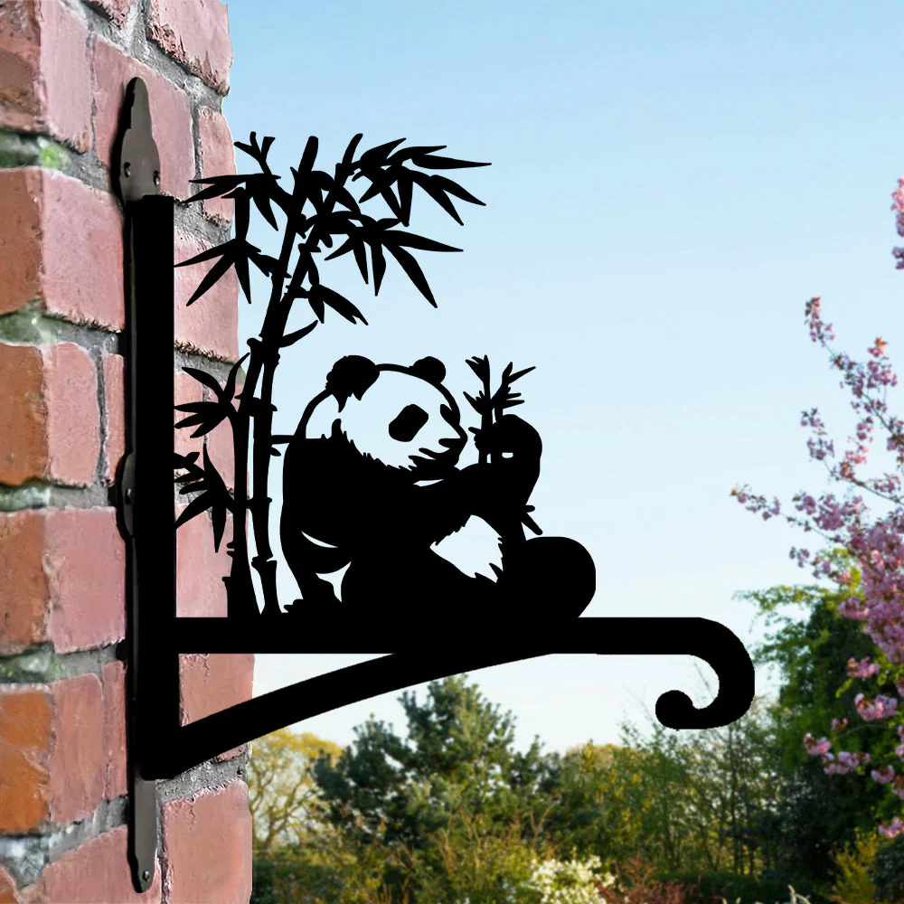 Panda Support de Plantes à Suspendre Métallique