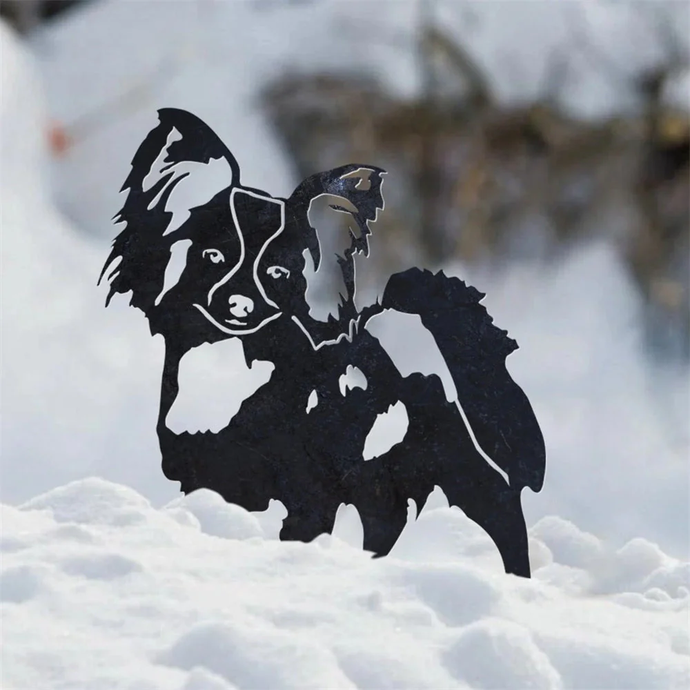 Papillon Silhouette en Métal - Image 5