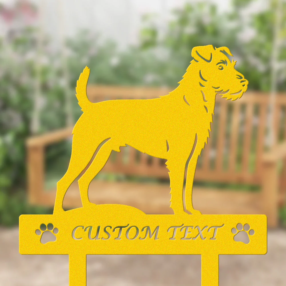 Parson Russell Terrier Silhouette de Chien Personnalisée Piquet de Jardin en Métal - Image 7