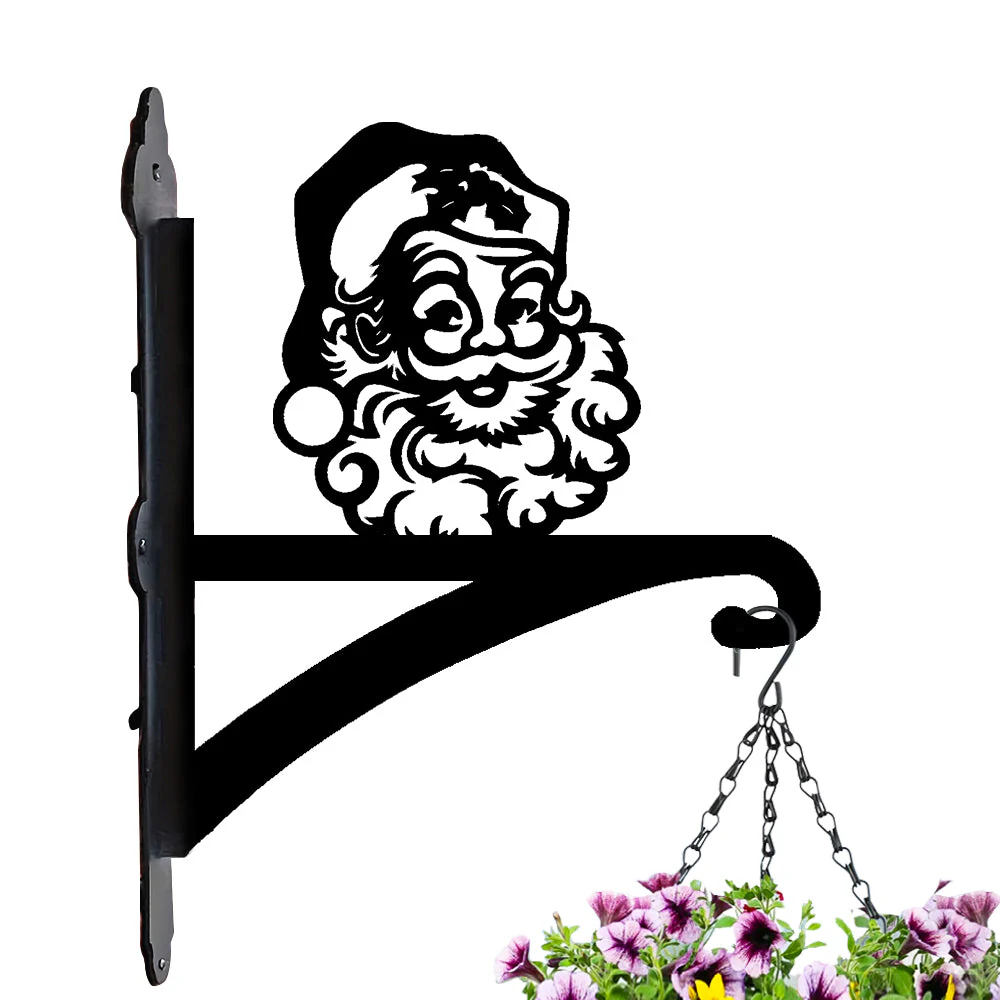 Père Noël Support de Plantes à Suspendre Métallique - Image 9