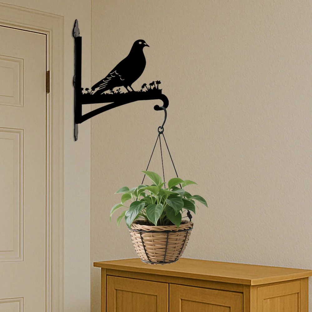 Pigeon Support de Plantes à Suspendre Métallique - Image 3