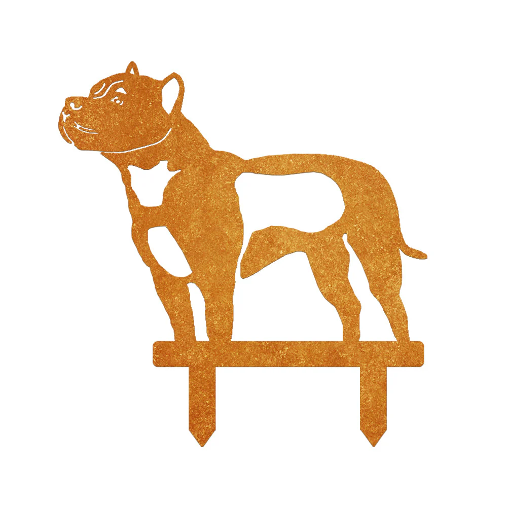 Pit Bull Silhouette en Métal - Image 8