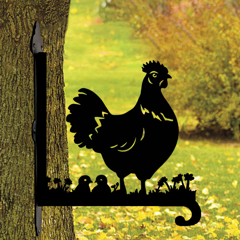 Poule Support de Plantes à Suspendre Métallique - Image 3