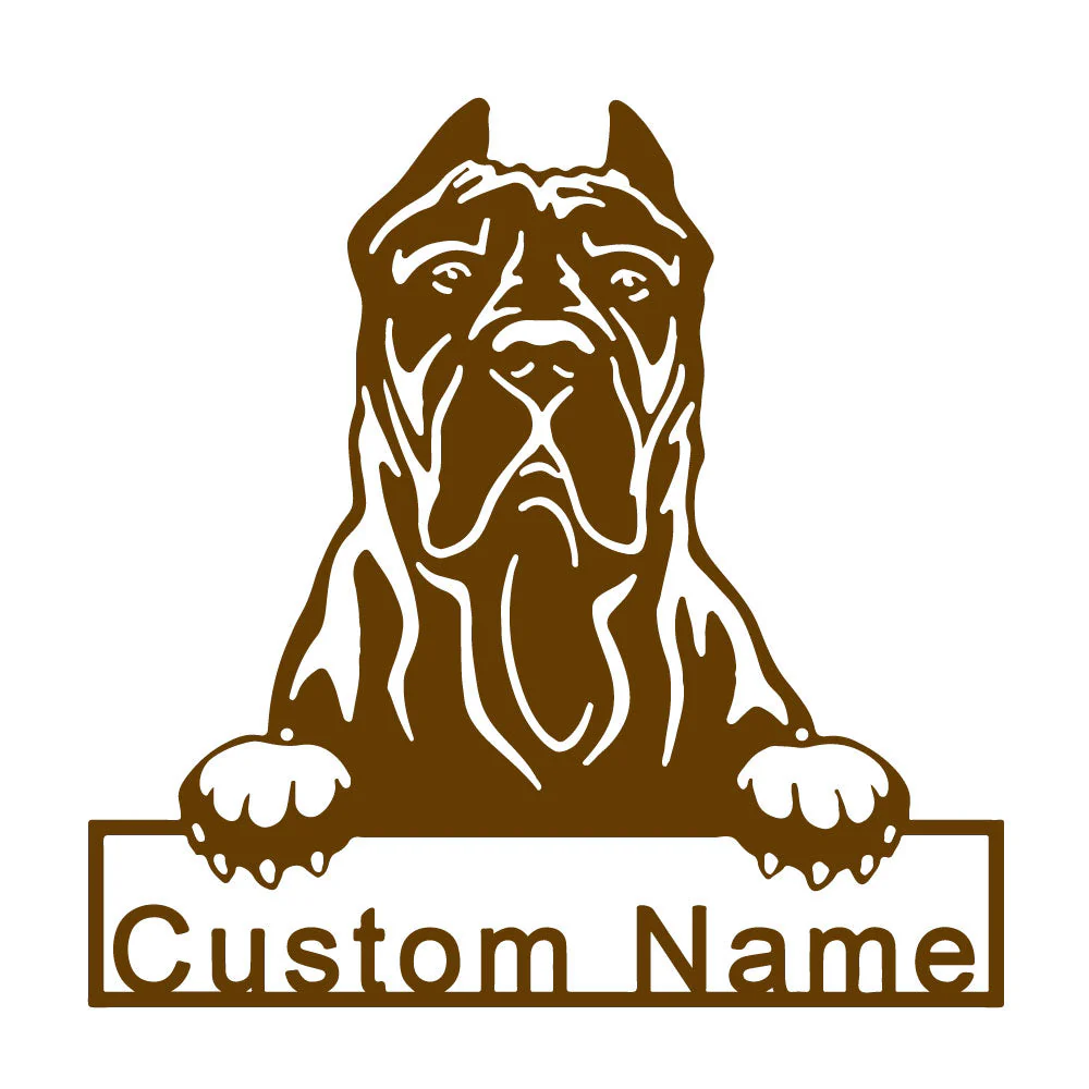Presa Canario Plaque en Métal Art Personnalisée - Image 10