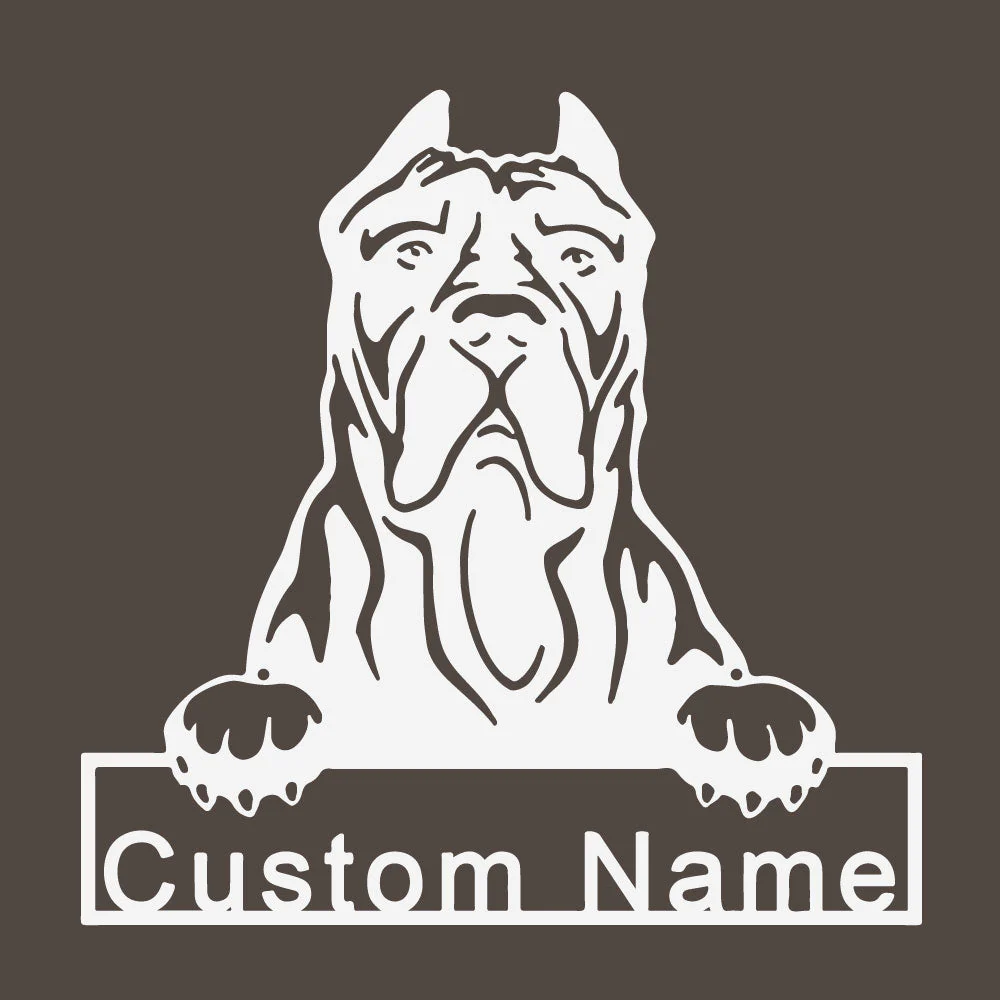 Presa Canario Plaque en Métal Art Personnalisée - Image 12