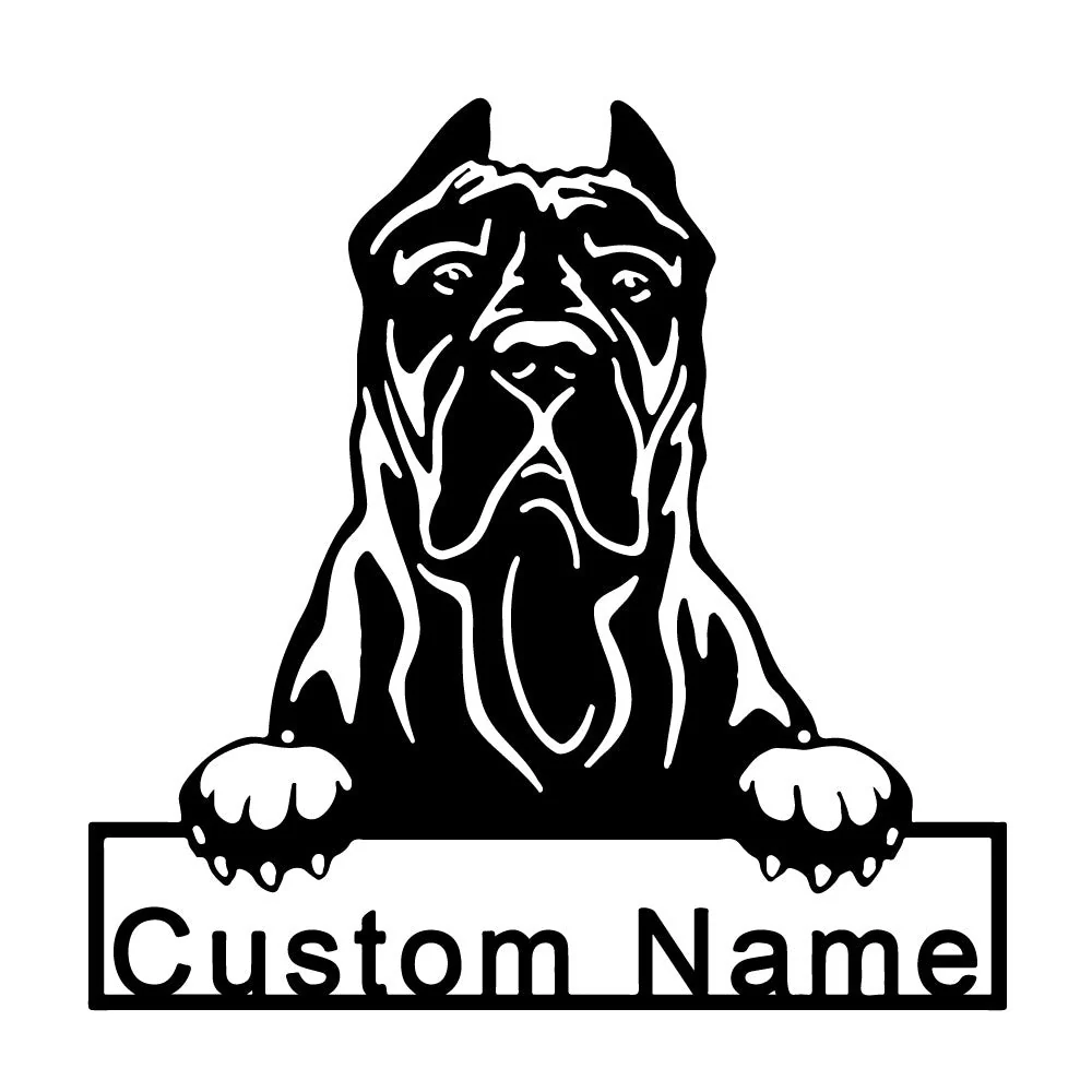 Presa Canario Plaque en Métal Art Personnalisée - Image 9