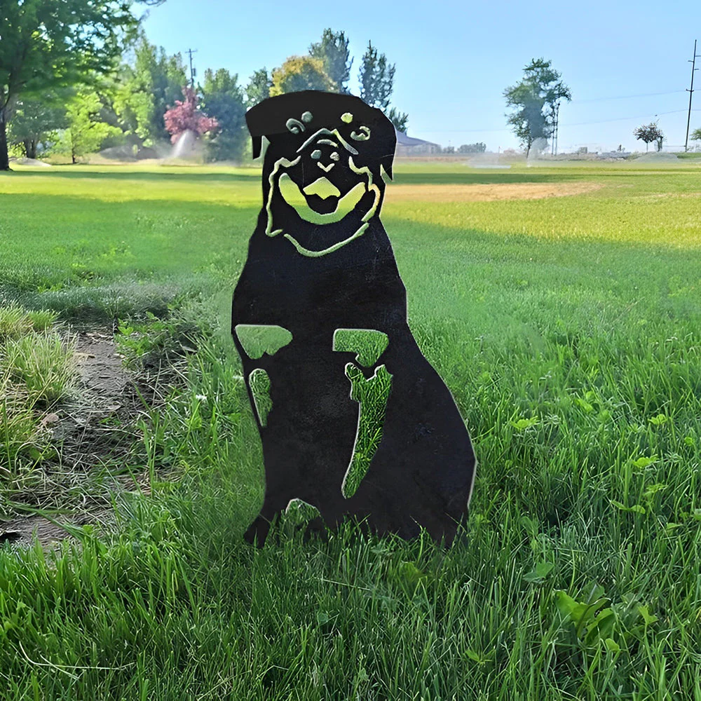 Rottweiler Silhouette en Métal