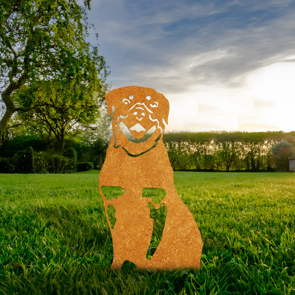 Rottweiler Silhouette en Métal - Image 2