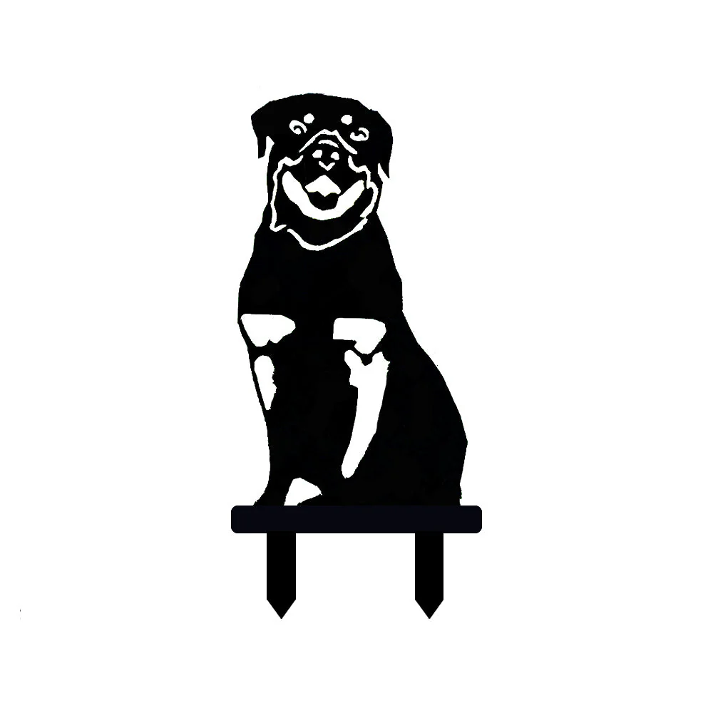 Rottweiler Silhouette en Métal - Image 8