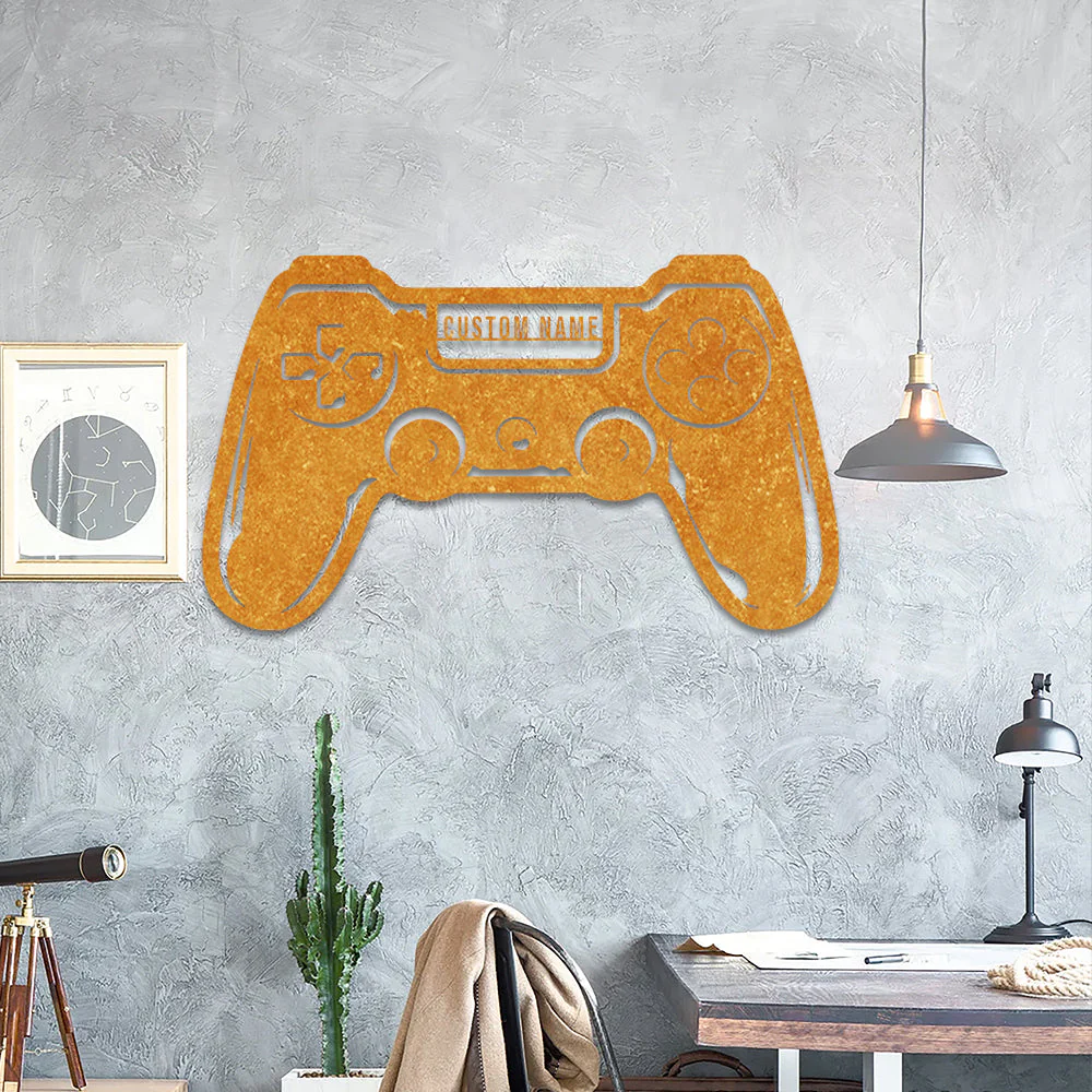 Salle de Jeu Vidéo Plaque Personnalisée en Métal Décoratif Mural - Image 4