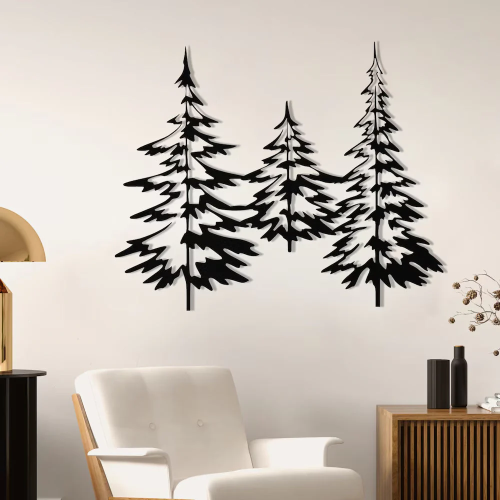 Sapin de Noël Plaque en Métal Décoratif Mural - Image 6
