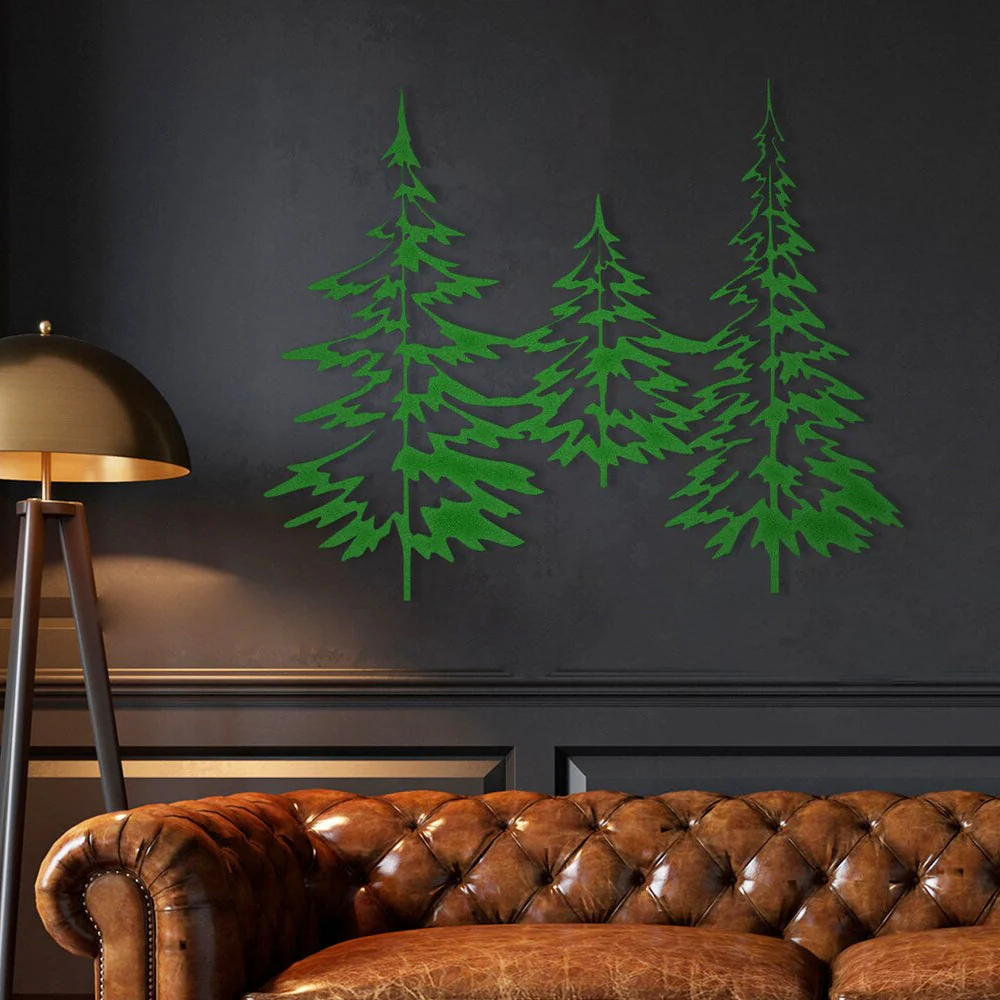 Sapin de Noël Plaque en Métal Décoratif Mural - Image 8