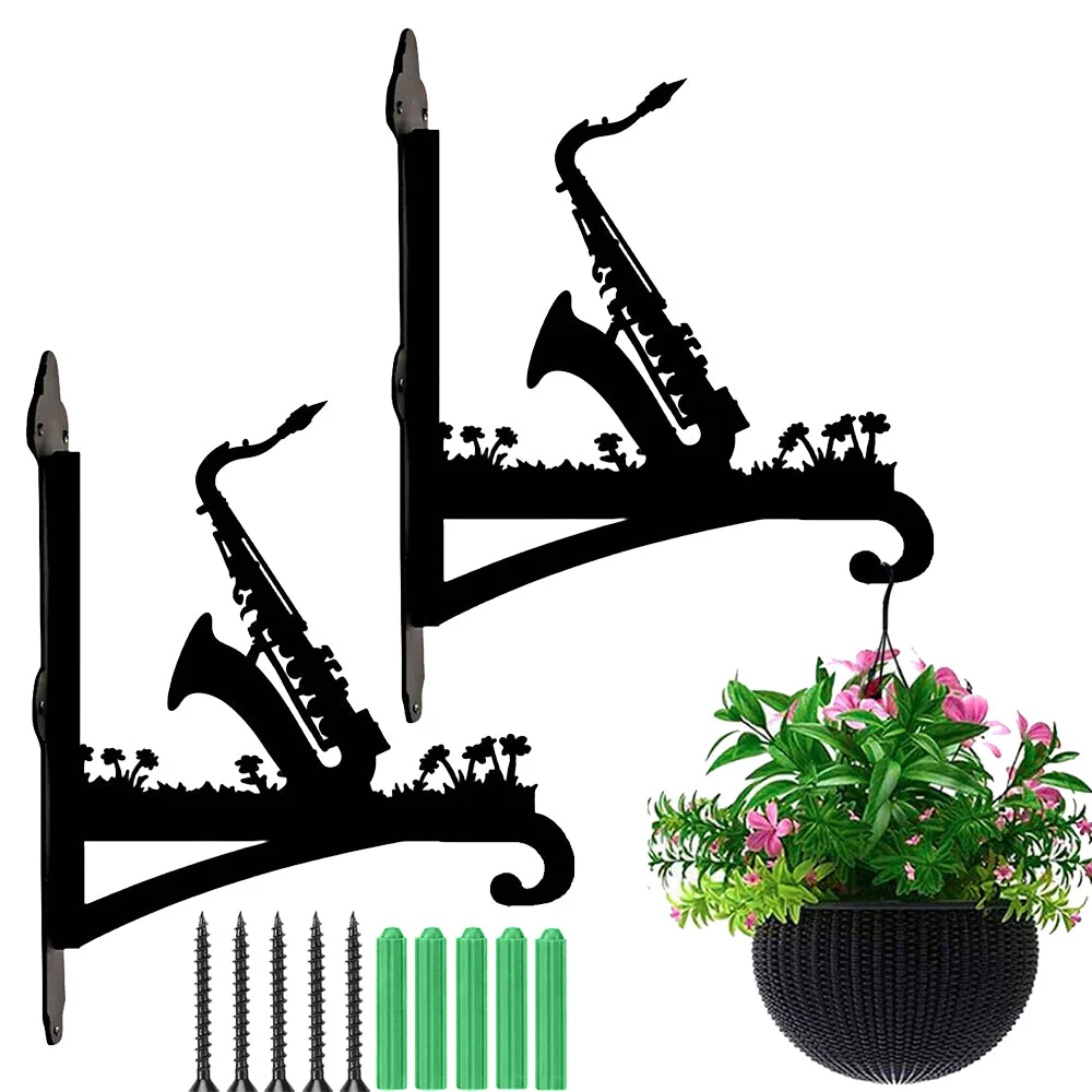 Saxophone Support de Plantes à Suspendre Métallique - Image 7