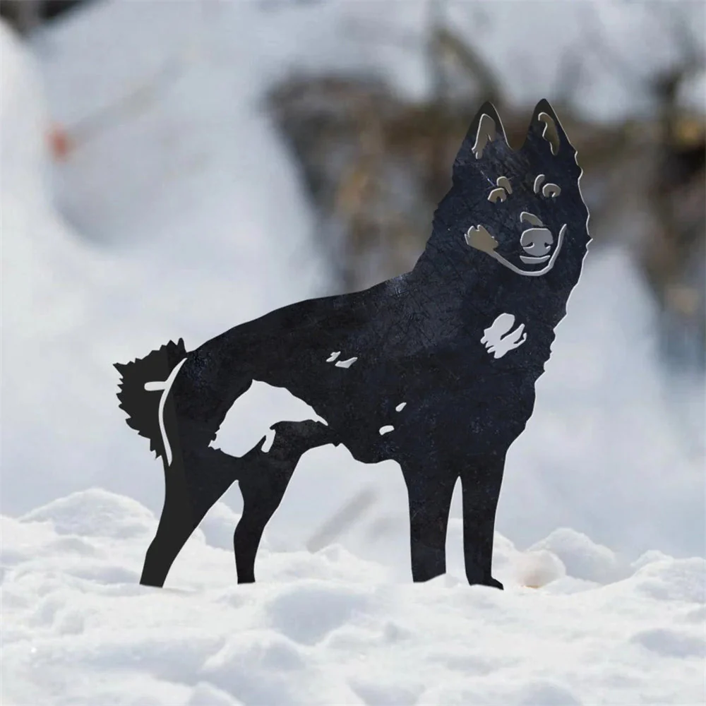 Schipperke Silhouette en Métal - Image 11
