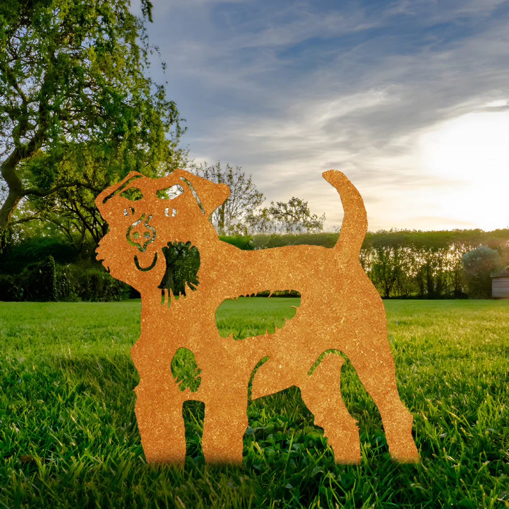 Schnauzer Silhouette en Métal - Image 2