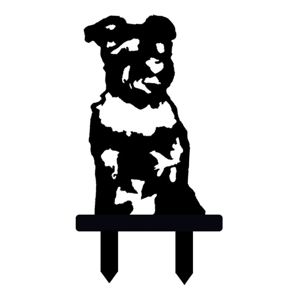 Schnauzer Silhouette en Métal - Image 10