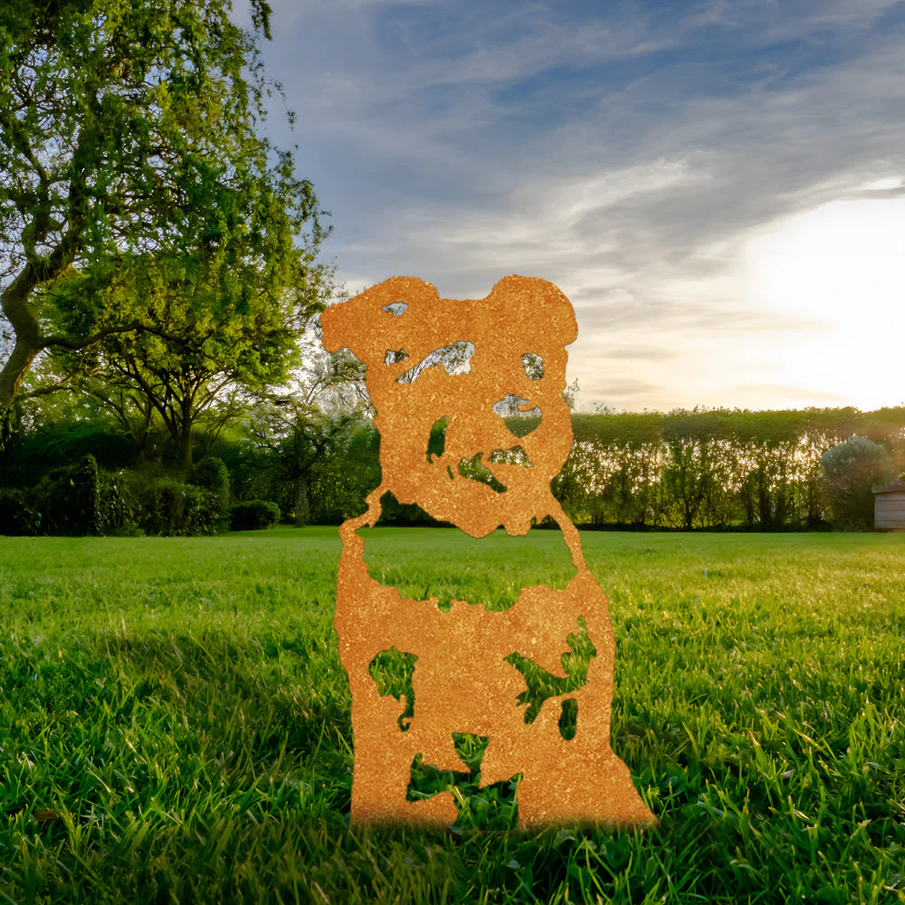Schnauzer Silhouette en Métal - Image 2