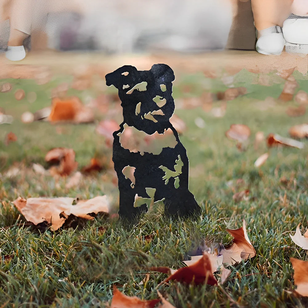Schnauzer Silhouette en Métal - Image 4