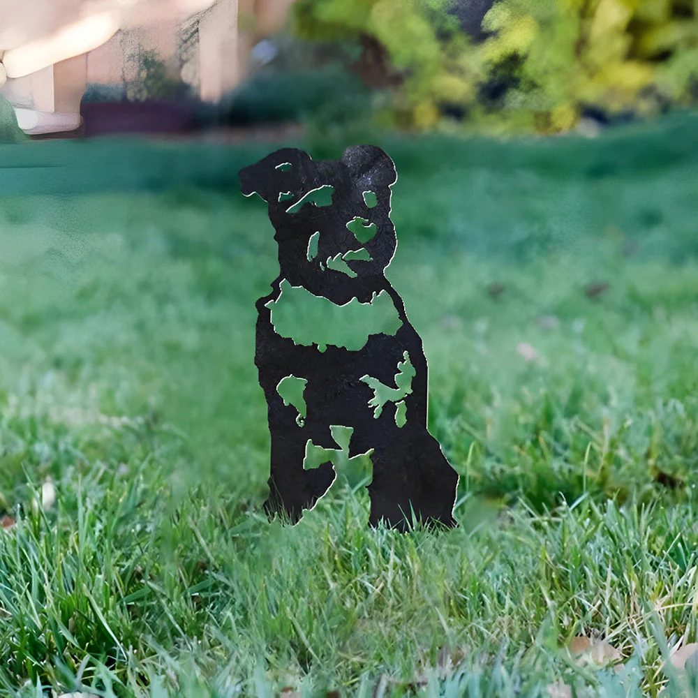 Schnauzer Silhouette en Métal - Image 5