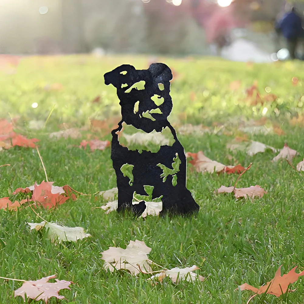 Schnauzer Silhouette en Métal - Image 6