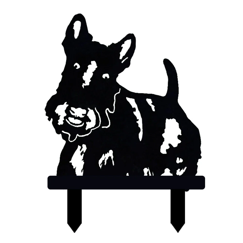 Scottish Terrier Silhouette en Métal - Image 10