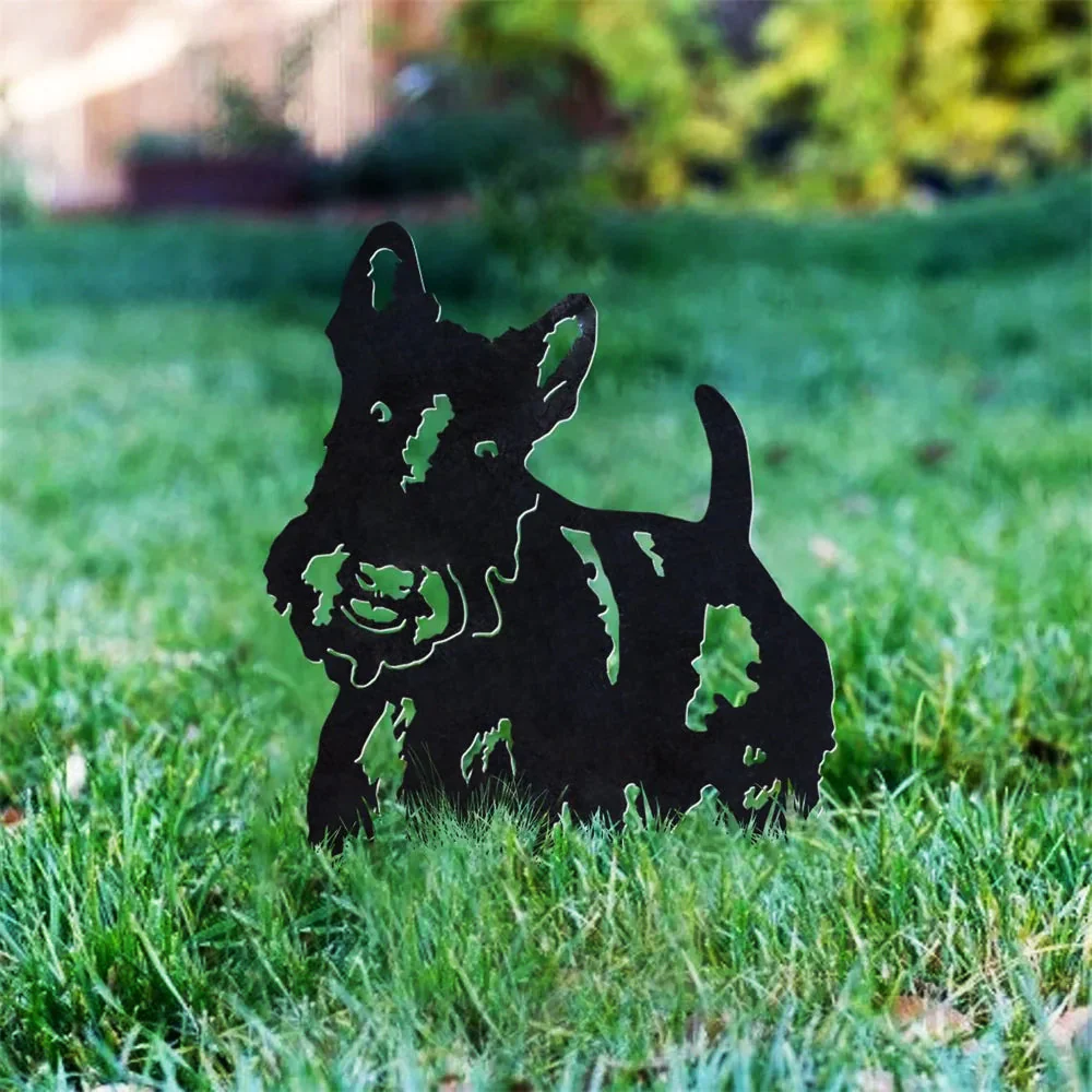 Scottish Terrier Silhouette en Métal - Image 3