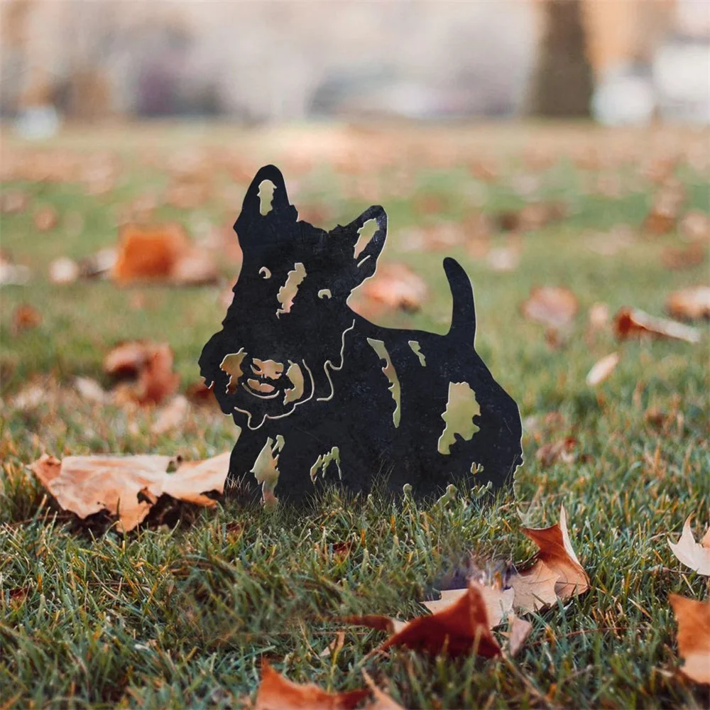 Scottish Terrier Silhouette en Métal - Image 5